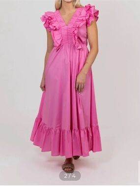 Karlie Ruffle Maxi Dress